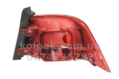 Задній ліхтар Volkswagen Passat B7 2011-2014, лівий, зовнішній, світла смуга, Depo, 441-19C2L-UE — фото 2