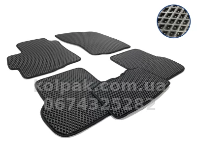 Килимки в салон Mitsubishi Lancer 2007-, EVA, чорні, 5 шт., AVTM BLCEV1393 Килимки в салон Mitsubishi Lancer 2007-, EVA, чорні, 5 шт., AVTM BLCEV1393