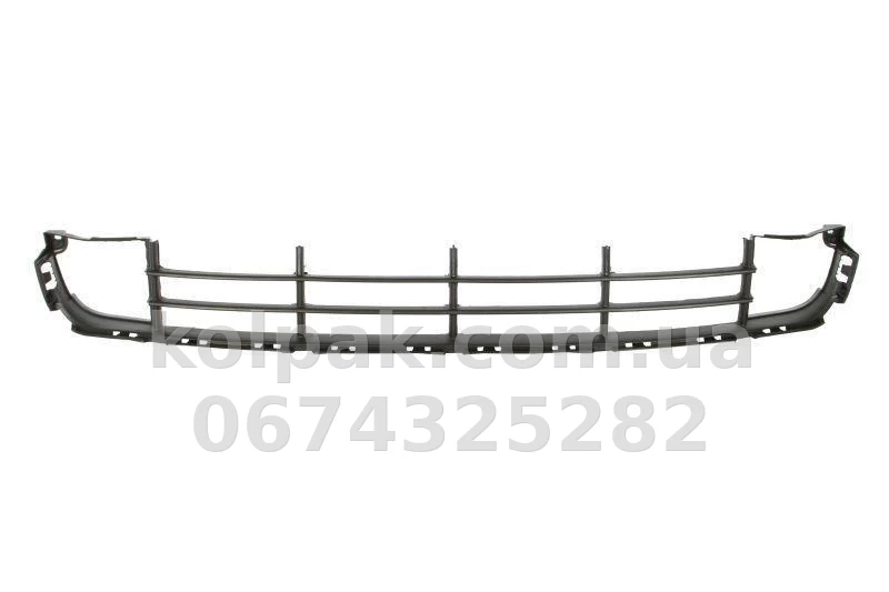 Bumper grille Skoda Superb 3T 2008-2013, centre, without moulding, AVTM, 3T08072439B9, 6400 910 Bumper grille Skoda Superb 3T 2008-2013, centre, without moulding, AVTM, 3T08072439B9, 6400 910 β photo 1