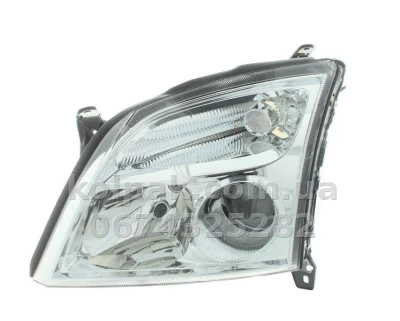Передня ліва фара Opel Vectra C 2002-2005, H7/H7 із покажчиком повороту, електричне регулювання, Depo, 442-1129L-LDEM1 Передня ліва фара Opel Vectra C 2002-2005, H7/H7 із покажчиком повороту, електричне регулювання, Depo, 442-1129L-LDEM1