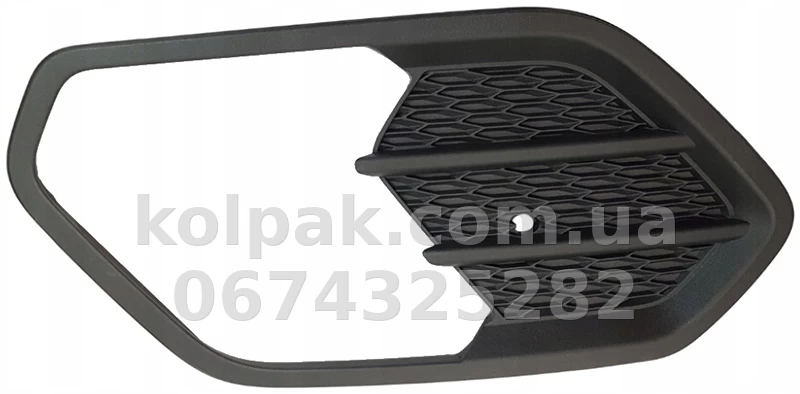 Right bumper grille Ford Kuga 2016-2020, with fog light opening, black, AVTM, GJ5Z17K946AA, 182830912 Right bumper grille Ford Kuga 2016-2020, with fog light opening, black, AVTM, GJ5Z17K946AA, 182830912 β photo 1