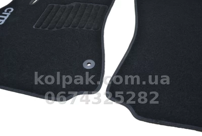 Ворсові килимки в салон Citroen Berlingo 2008-, чорні, AVTM BLCCR1095 — фото 2