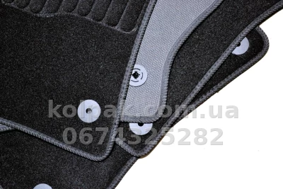 Ворсові килимки в салон Volkswagen Touareg 2002-2010, чорні, 5 шт., AVTM BLCCR1687 Ворсові килимки в салон Volkswagen Touareg 2002-2010, чорні, 5 шт., AVTM BLCCR1687 — фото 5