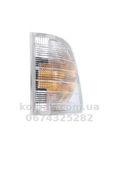 Indicator light Mercedes-Benz Sprinter 1995-2000, right, white with bulb, Depo, 440-1507R-AE Indicator light Mercedes-Benz Sprinter 1995-2000, right, white with bulb, Depo, 440-1507R-AE β photo 1