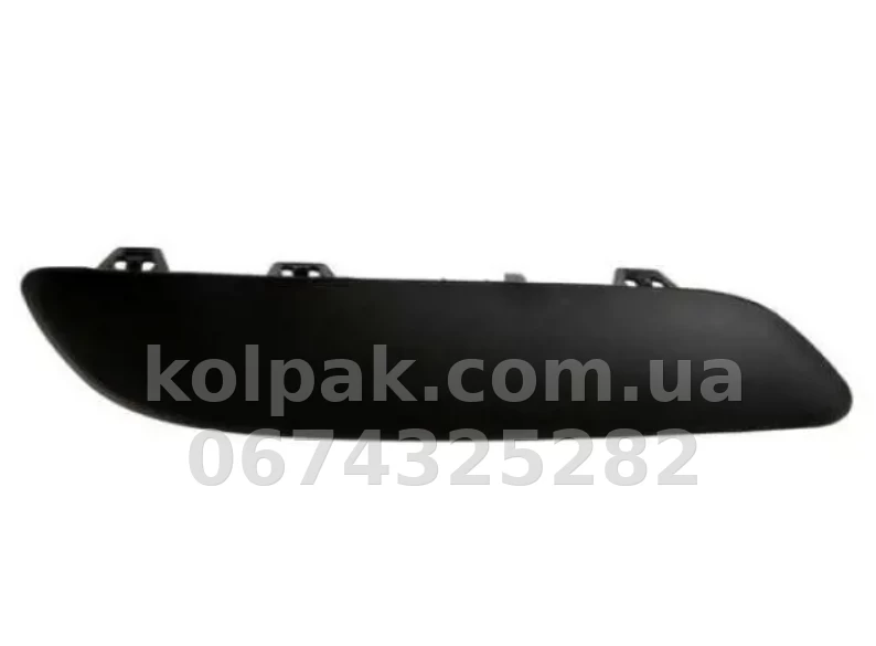 Правий молдинг переднього бампера Peugeot 307 2005-2007, під фарбування, AVTM, 7452GZ, 185406922 Правий молдинг переднього бампера Peugeot 307 2005-2007, під фарбування, AVTM, 7452GZ, 185406922 — фото 1