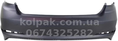 Задній бампер Hyundai Sonata LF 2014-2017, без отвору для датчика паркування, AVTM, 86611C2000, 183245950