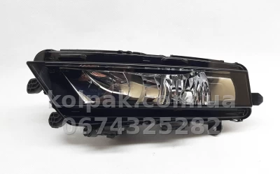 Передня ліва протитуманна фара Skoda Octavia A7 2017-2020, без ламп (H8), Depo, 665-2020L-UE