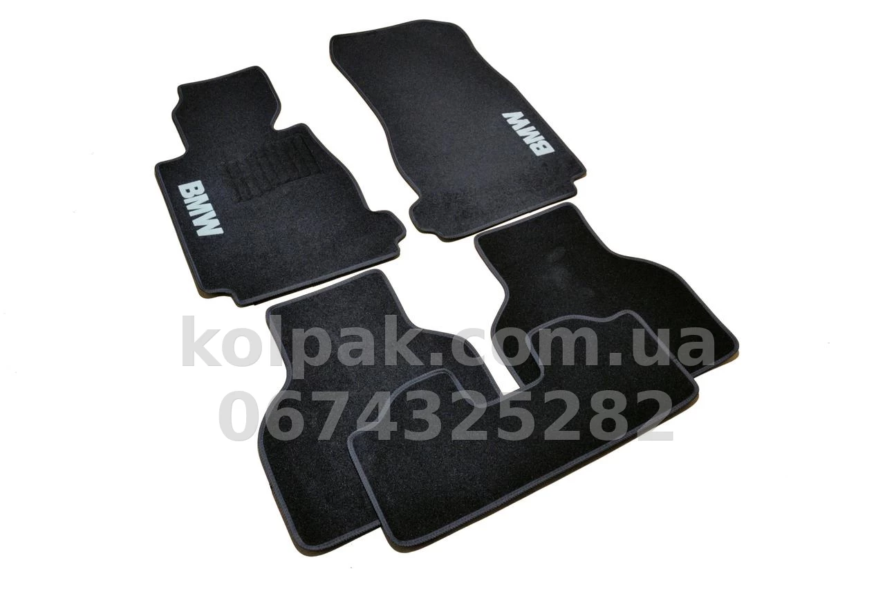 Carpet floor mats for BMW 7-Series E38 1995-2001, black, 5 pcs, AVTM BLCCR1049 Carpet floor mats for BMW 7-Series E38 1995-2001, black, 5 pcs, AVTM BLCCR1049 β photo 1