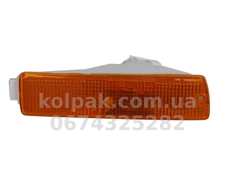 Right indicator light Volkswagen Golf 2 1989-1991/Jetta 2 1990-1992, in bumper, yellow, without bulb holder, Depo, 441-1607R-US Right indicator light Volkswagen Golf 2 1989-1991/Jetta 2 1990-1992, in bumper, yellow, without bulb holder, Depo, 441-1607R-US β photo 1