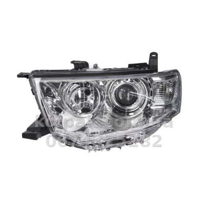 Передня ліва фара Mitsubishi L200/Pajero Sport 2009-2015, H11/HB3, автоматичне/механічне регулювання, Depo, 214-1197L-LD-EM