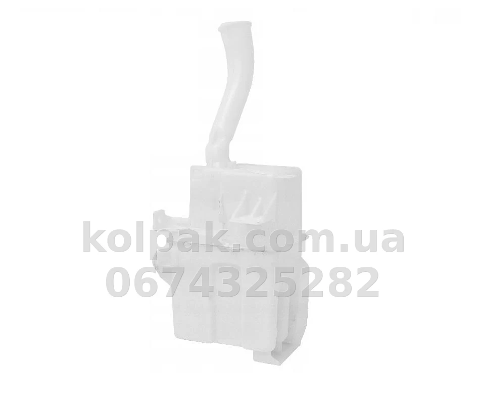 Zbiornik płynu do spryskiwaczy Mitsubishi Outlander 2005-2008, 2 otwory na pompę, otwór na czujnik/pompę, z korkiem, z szyjką wlewu, AVTM, 183733100A Zbiornik płynu do spryskiwaczy Mitsubishi Outlander 2005-2008, 2 otwory na pompę, otwór na czujnik/pompę, z korkiem, z szyjką wlewu, AVTM, 183733100A — zdjęcie 1