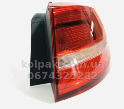 Задній правий ліхтар Volkswagen Jetta 6 SD 2010-2014, без ламп (P21W/P21/5W), зовнішній, червона вставка, Depo, 341-1931R-US Задній правий ліхтар Volkswagen Jetta 6 SD 2010-2014, без ламп (P21W/P21/5W), зовнішній, червона вставка, Depo, 341-1931R-US — фото 2