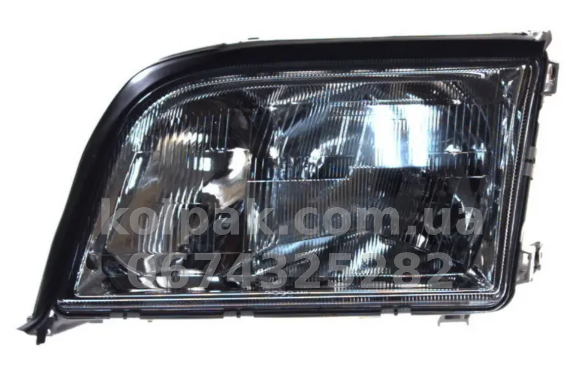 Передня ліва фара Mercedes-Benz S-Class W140 1994-1998, H1/H1/H7, електричне регулювання, Depo, 440-1111L-LD-EM Передня ліва фара Mercedes-Benz S-Class W140 1994-1998, H1/H1/H7, електричне регулювання, Depo, 440-1111L-LD-EM — фото 1