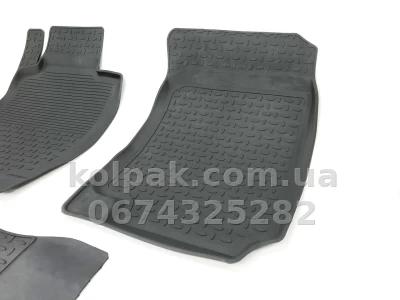 Floor mats for Honda Accord 2003-2008, Rubber, 5 pcs, Seintex, 86191 — photo 4