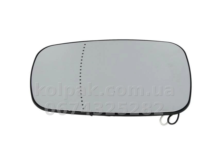 Mirror glass Renault Clio 2005-2009/Megane 2 2002-2008/Scenic 2003-2009, left/right, aspherical, heated, AVTM, 7701054752, 186473228 Mirror glass Renault Clio 2005-2009/Megane 2 2002-2008/Scenic 2003-2009, left/right, aspherical, heated, AVTM, 7701054752, 186473228 β photo 1