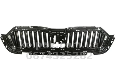 Решітка радіатора Skoda Octavia A8 2020-, чорна, AVTM, 186428990