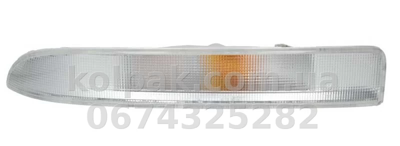 Лівий покажчик повороту Opel Movano/Renault Master 1998-2003, білий, без патрона, Depo, 551-1607L-UE-C Лівий покажчик повороту Opel Movano/Renault Master 1998-2003, білий, без патрона, Depo, 551-1607L-UE-C — фото 1