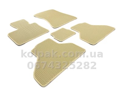 Килимки в салон BMW X5/X6 E70/E71 2006-2013, EVA, бежеві, 5 шт., AVTM BGEV1058 Килимки в салон BMW X5/X6 E70/E71 2006-2013, EVA, бежеві, 5 шт., AVTM BGEV1058
