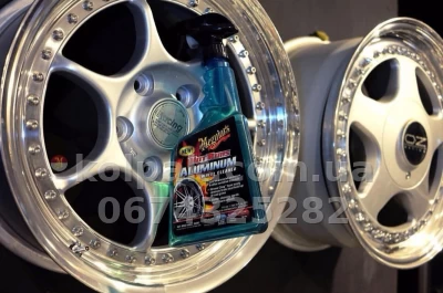 Очисник алюмінієвих дисків Meguiars Hot Rims Aluminum Wheel Cleaner, 709 мл, Meguiars G14324 — фото 3