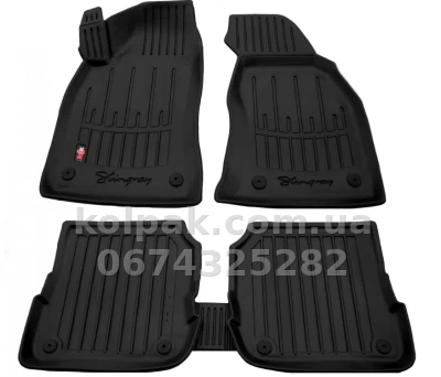 Поліуретанові килимки в салон Audi A6 C5 1997-2004, з бортиком, 5 шт., Stingray, 5030025