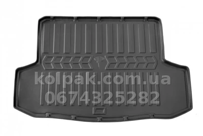 Поліуретановий килимок у багажник Chevrolet Aveo T200 SD 2002-2008/Aveo T250 SD 2005-2011, з бортиком, Stingray 6002041