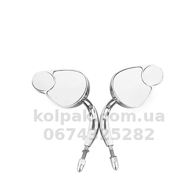 Хромовані дзеркала 2 шт. Harley Davidson Road Glide AVTM XF110872E