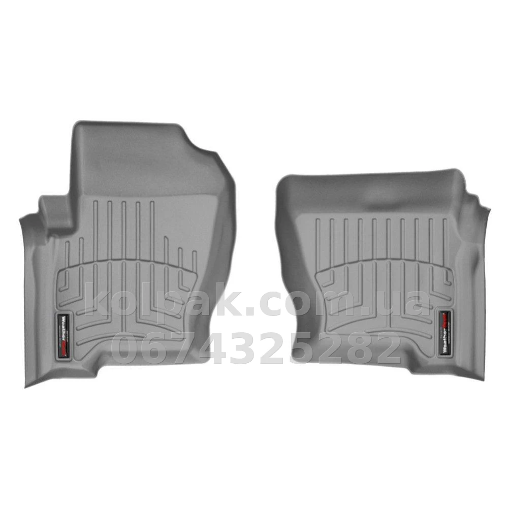 Floor mats for Land Rover Range Rover Sport 2005-2008, with raised edges, front, grey, Weathertech 460461 Floor mats for Land Rover Range Rover Sport 2005-2008, with raised edges, front, grey, Weathertech 460461 β photo 1