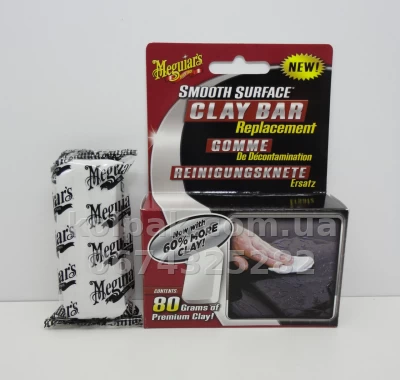 Paint cleaning clay Meguiars Smooth Surface Replacement Clay Bar 80 g Meguiars G1001EU — photo 5