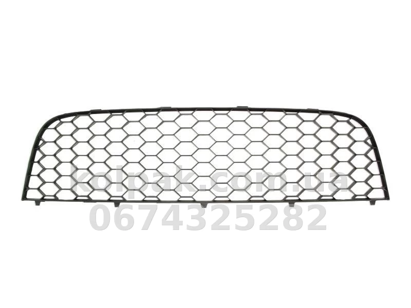 Решітка бампера Volkswagen Golf 5 GTI 2003-2008, середня, AVTM, 1K0853677B9B9, 7402 996 Решітка бампера Volkswagen Golf 5 GTI 2003-2008, середня, AVTM, 1K0853677B9B9, 7402 996 — фото 1