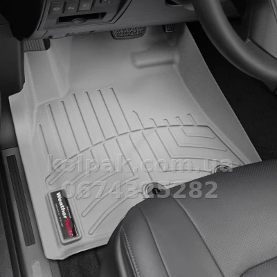 Floor mats for Toyota Land Cruiser 200/Lexus LX570 2012-, with raised edges, front, grey, Weathertech 464231 Floor mats for Toyota Land Cruiser 200/Lexus LX570 2012-, with raised edges, front, grey, Weathertech 464231 β photo 2