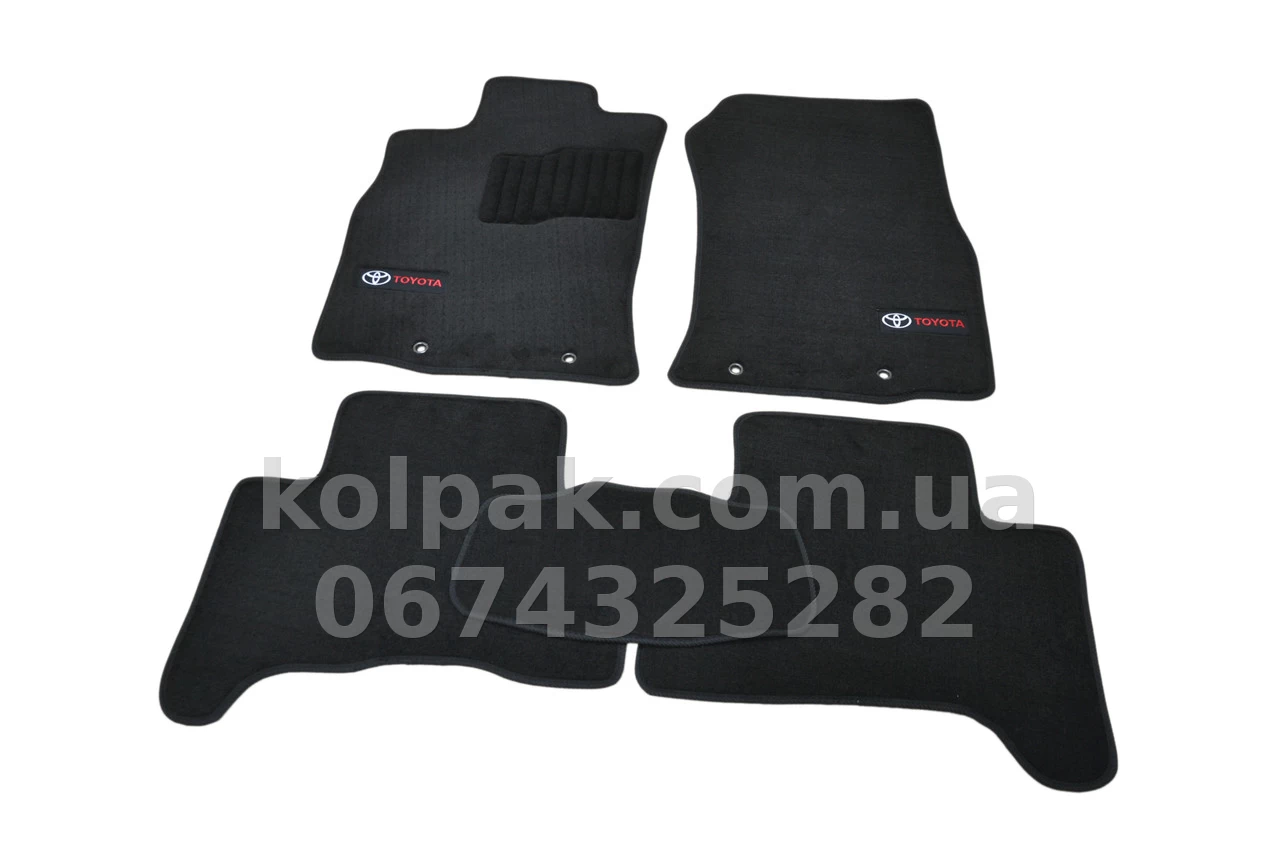 Ворсові килимки в салон Toyota FJ Cruiser 2006-, Premium, чорні, AVTM BLCVW1623 Ворсові килимки в салон Toyota FJ Cruiser 2006-, Premium, чорні, AVTM BLCVW1623 — фото 1