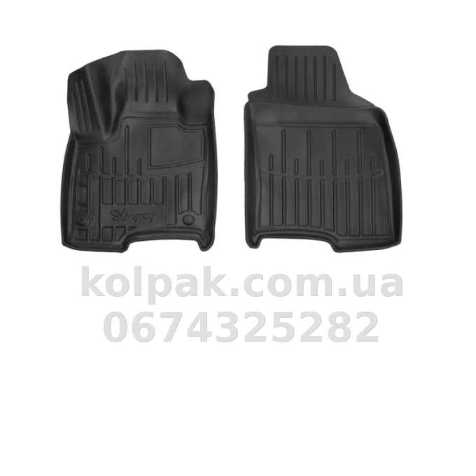 Polyurethane floor mats for Fiat Panda 312/319 2011-2024 with raised edges, 2 pcs Stingray 5006112 Polyurethane floor mats for Fiat Panda 312/319 2011-2024 with raised edges, 2 pcs Stingray 5006112 β photo 1