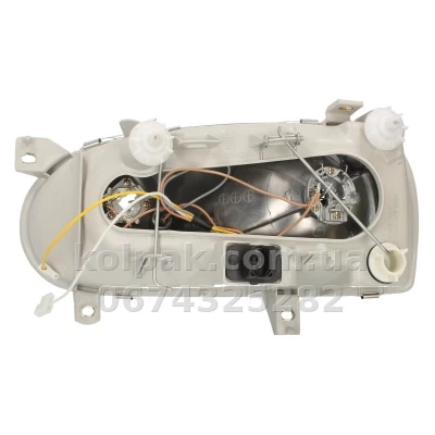Front right headlight Volkswagen Golf 3 1991-1997, (GT, GTI, VR6), H1/H1, electric/manual adjustment, Depo, 441-1115R-LD-E — photo 2