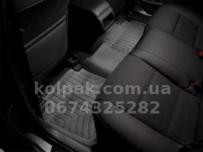 Floor mats for Ford Explorer 2015-2019, 3 row, black, Weathertech 443593 — photo 2