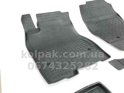 Floor mats for Haval H6 2015-, Rubber, 5 pcs, Seintex, 86467 — photo 3