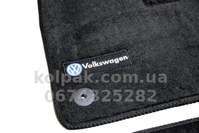 Ворсові килимки в салон Volkswagen Touareg 2018-, Premium, чорні, AVTM BLCLX8688 — фото 10
