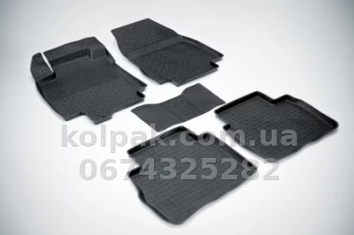 Килимки в салон Hyundai Elantra 2020-, гумові, 5 шт., Seintex, 96157