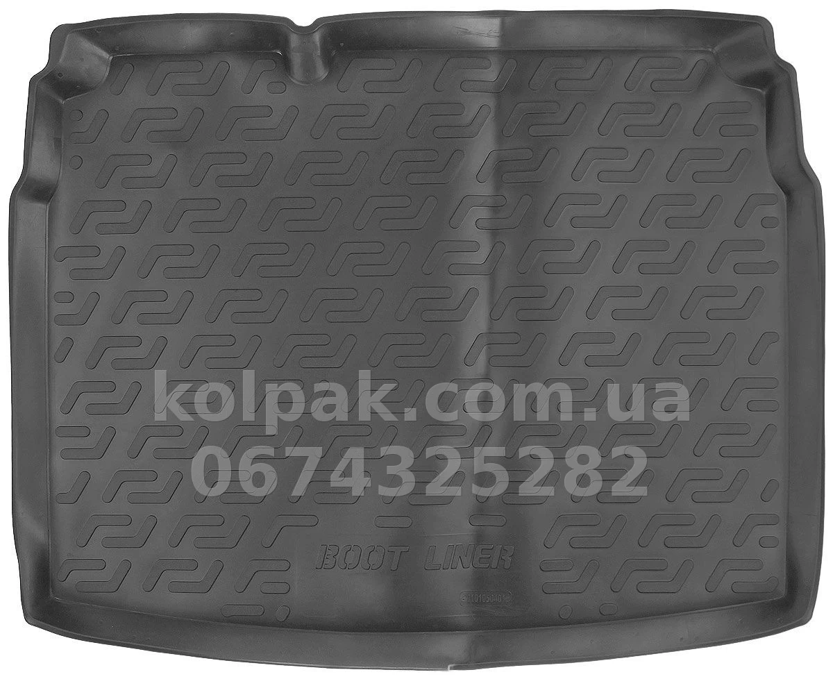 Polyurethane boot mat for Volkswagen Golf 6 HB 2009-2013, L.Locker 101050401 Polyurethane boot mat for Volkswagen Golf 6 HB 2009-2013, L.Locker 101050401 β photo 1