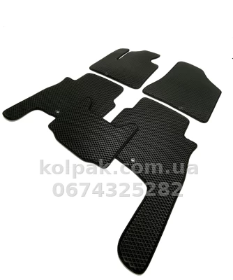 Килимки в салон Hyundai Santa Fe 2006-2010, EVA, чорні, 5 шт., AVTM BLCEV1235 Килимки в салон Hyundai Santa Fe 2006-2010, EVA, чорні, 5 шт., AVTM BLCEV1235 — фото 2