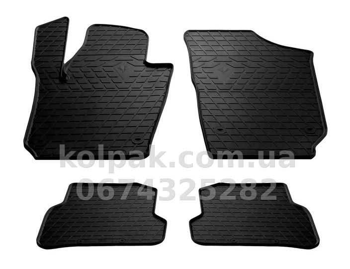 Floor mats for Volkswagen Polo HB 2009-/Seat Ibiza 2008-, 4 pcs, Stingray, 1024034 Floor mats for Volkswagen Polo HB 2009-/Seat Ibiza 2008-, 4 pcs, Stingray, 1024034 β photo 1