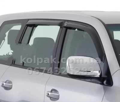 Дефлектори вікон (вітровики) Mazda 3 HB 2008-2013 92450029B EGR — фото 2