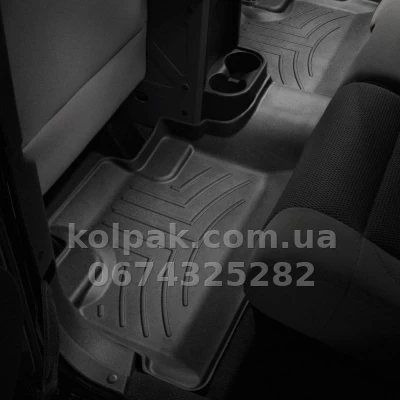 Floor mats for Jeep Wrangler 2007-2014, rear, black, Weathertech 441052 — photo 2