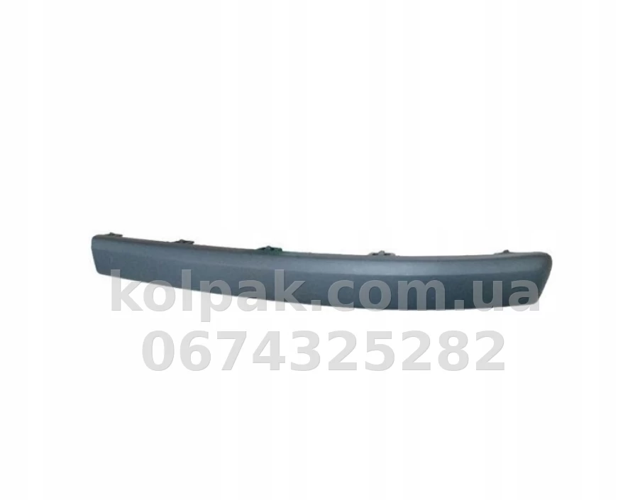 Right front bumper trim Renault Clio 3 2005-2009, black, AVTM, 7701208686, 185613922 Right front bumper trim Renault Clio 3 2005-2009, black, AVTM, 7701208686, 185613922 β photo 1