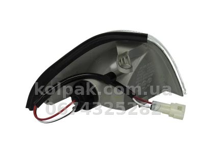 Лівий покажчик повороту Suzuki Swift 1996-2004, білий + лампа, Depo, 218-1516L-AE-C Лівий покажчик повороту Suzuki Swift 1996-2004, білий + лампа, Depo, 218-1516L-AE-C — фото 2