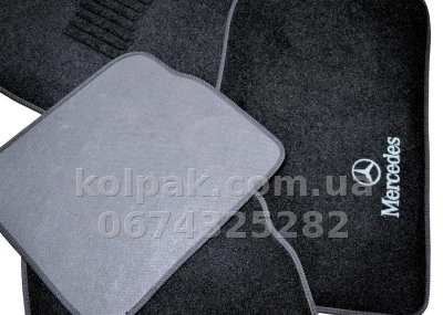 Ворсові килимки в салон Mercedes-Benz E-Class W124 1984-1997, чорні, 5 шт., AVTM BLCCR1339 Ворсові килимки в салон Mercedes-Benz E-Class W124 1984-1997, чорні, 5 шт., AVTM BLCCR1339 — фото 10