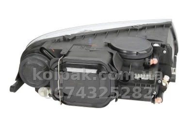 Front left headlight Volkswagen Touareg 2002-2006, H7/H9, electric adjustment, with motor, Depo, 441-1184LMLD-EM — photo 2