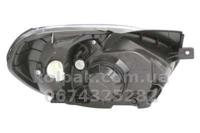 Передня ліва фара Hyundai Accent 3 2006-2010, H4, електричне регулювання, Depo, 221-1140L-LD-EM — фото 2