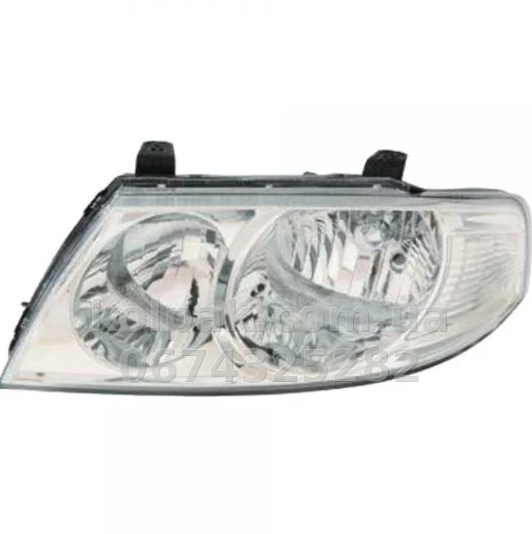 Передня ліва фара Nissan Almera Classic (B10) 2006-2013, електричне регулювання, без коректора, без ламп (H1/H7/W5W) Depo 215-11B7L-LDEMN Передня ліва фара Nissan Almera Classic (B10) 2006-2013, електричне регулювання, без коректора, без ламп (H1/H7/W5W) Depo 215-11B7L-LDEMN — фото 1