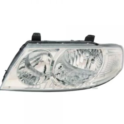 Передня ліва фара Nissan Almera Classic (B10) 2006-2013, електричне регулювання, без коректора, без ламп (H1/H7/W5W) Depo 215-11B7L-LDEMN
