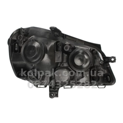 Front left headlight Volkswagen Polo 2005-2009, H7/H1, electric adjustment, Depo, 441-11A8L-LD-EM Front left headlight Volkswagen Polo 2005-2009, H7/H1, electric adjustment, Depo, 441-11A8L-LD-EM β photo 2